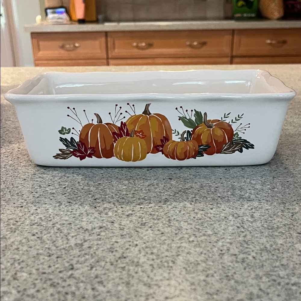 Kohl's Pumpkin Patch Ceramic Baking Dish